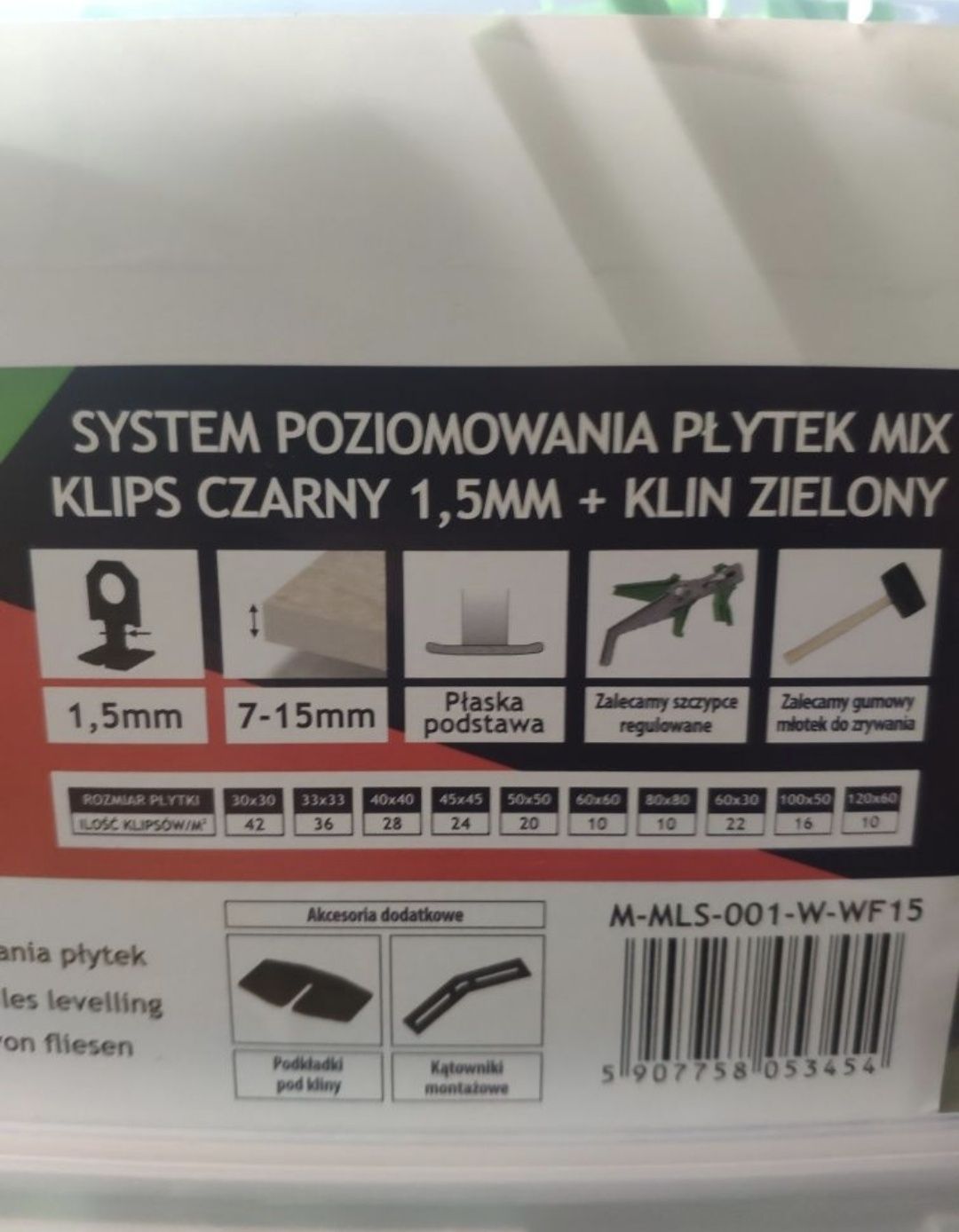 2 x System poziomowania płytek MARTEN (600 klipsów + 200 klinów)