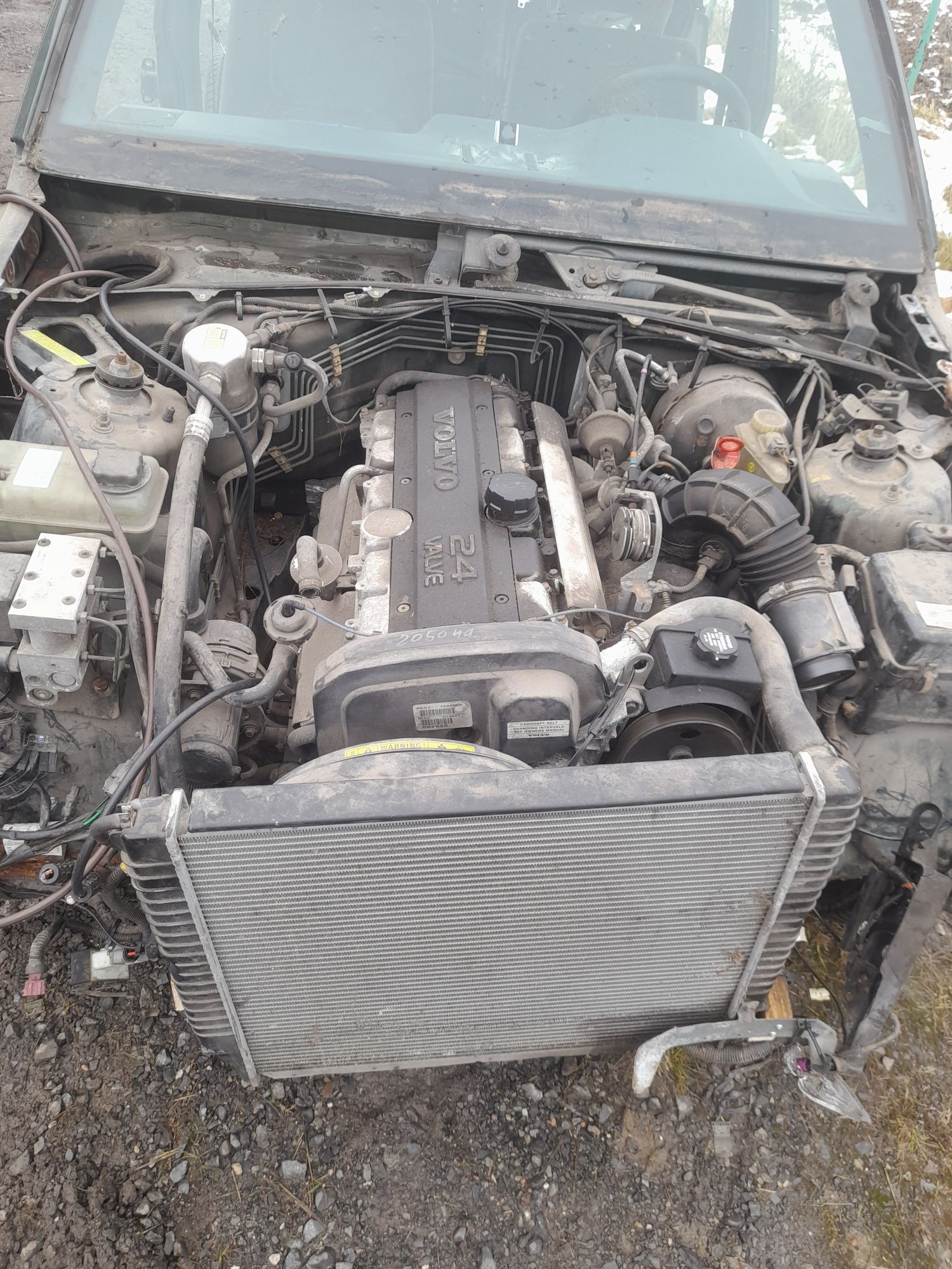 Silnik 2,5B skrzynia M90 volvo 960 (940, 740, 240) Swap pali jeździ