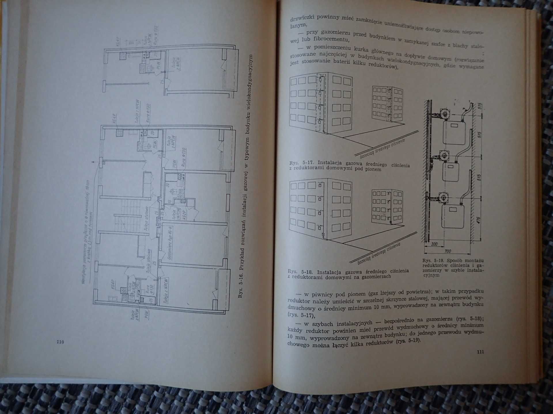 Projektowanie instalacji gazowych; K.Bąkowski i inni