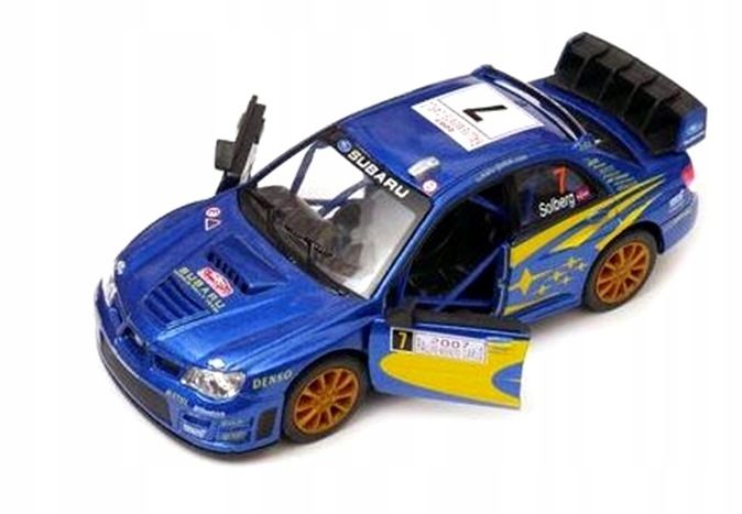 Samochód Subaru Impreza Wrc 2007 Model Metalowy 1:36