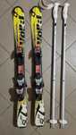 Narty Volki RaceTiger SL 100cm + Kijki Wedze 105cm