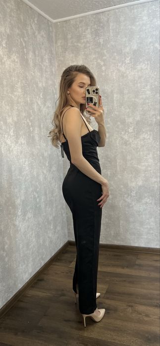 Чорна максі сукня PLT. S(8)