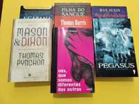 Vários Livros:Hannibal; Pegasus e o fogo do olimpo; Filha sangue, etc