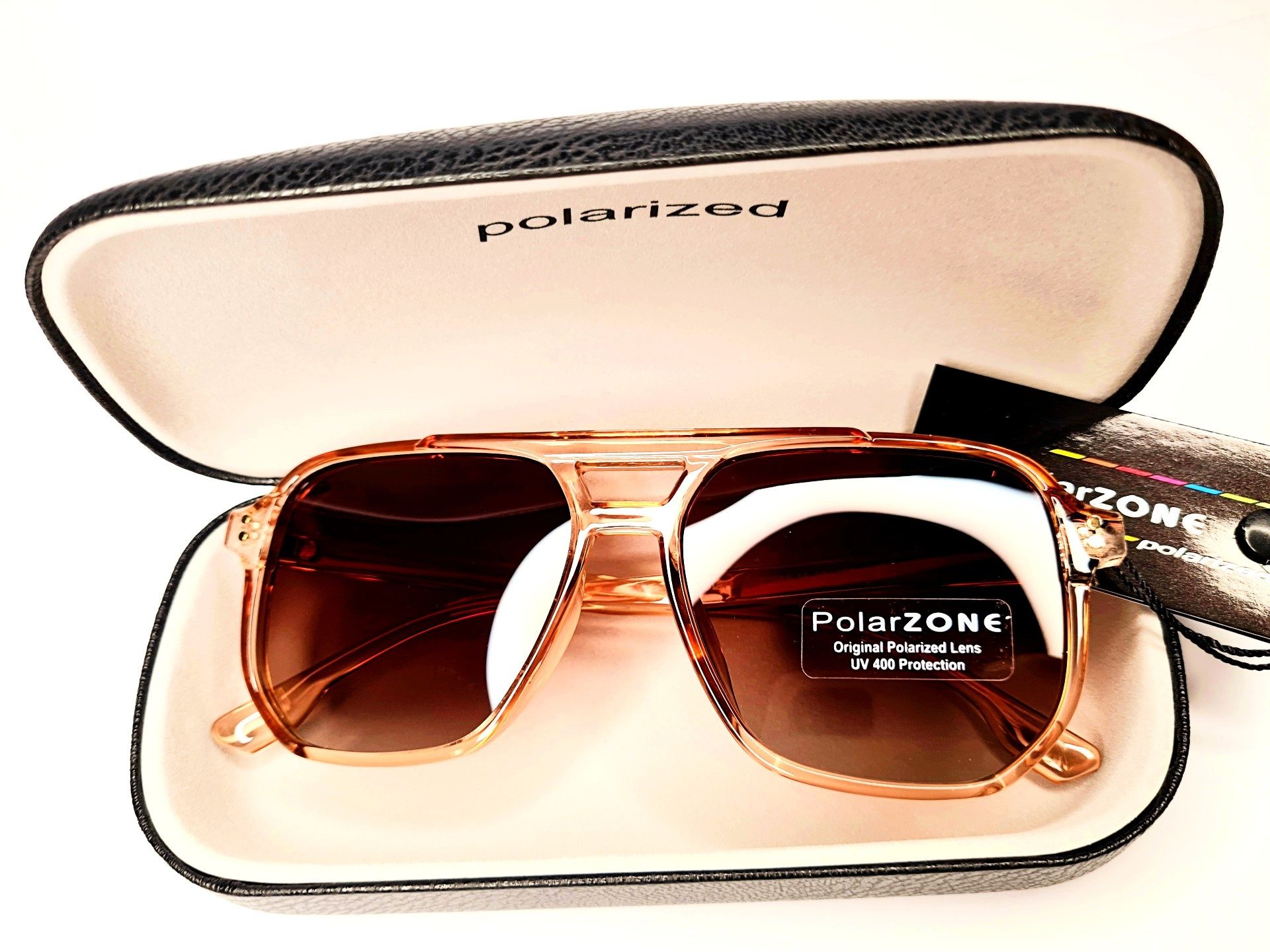 Nowe modne okulary przeciwsłoneczne damskie marki Polarzone - moda