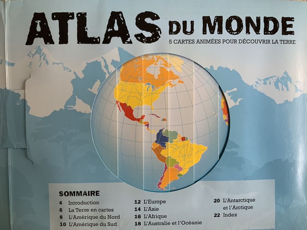 Atlas du Monde | Français | 5 cartes animées