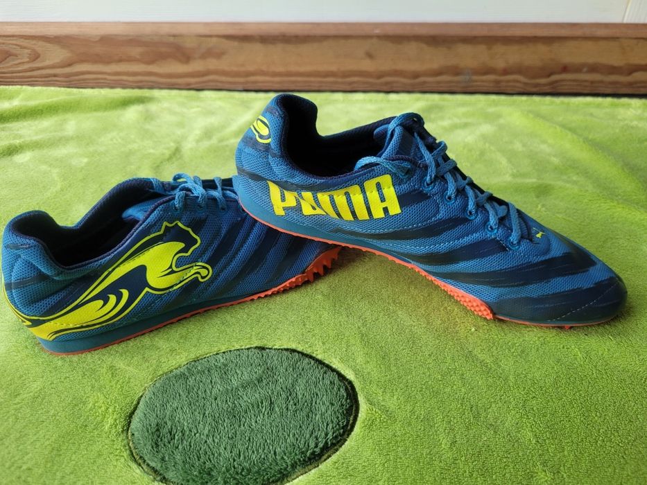 Kolce r 39 Puma sprinterskie Tfx Star V.2 + Blue in blue biegania
