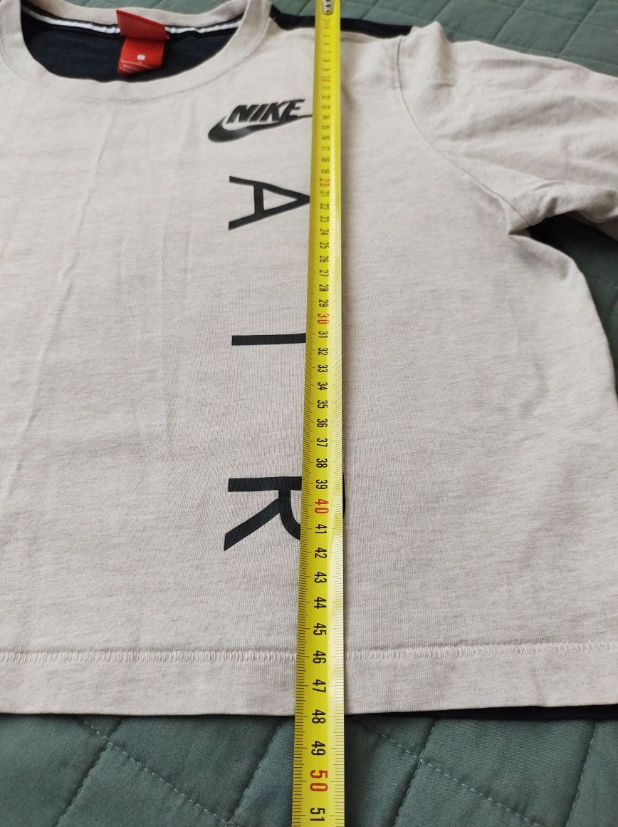 Nike rozmiar L krótki t-shirt crop bawełniany