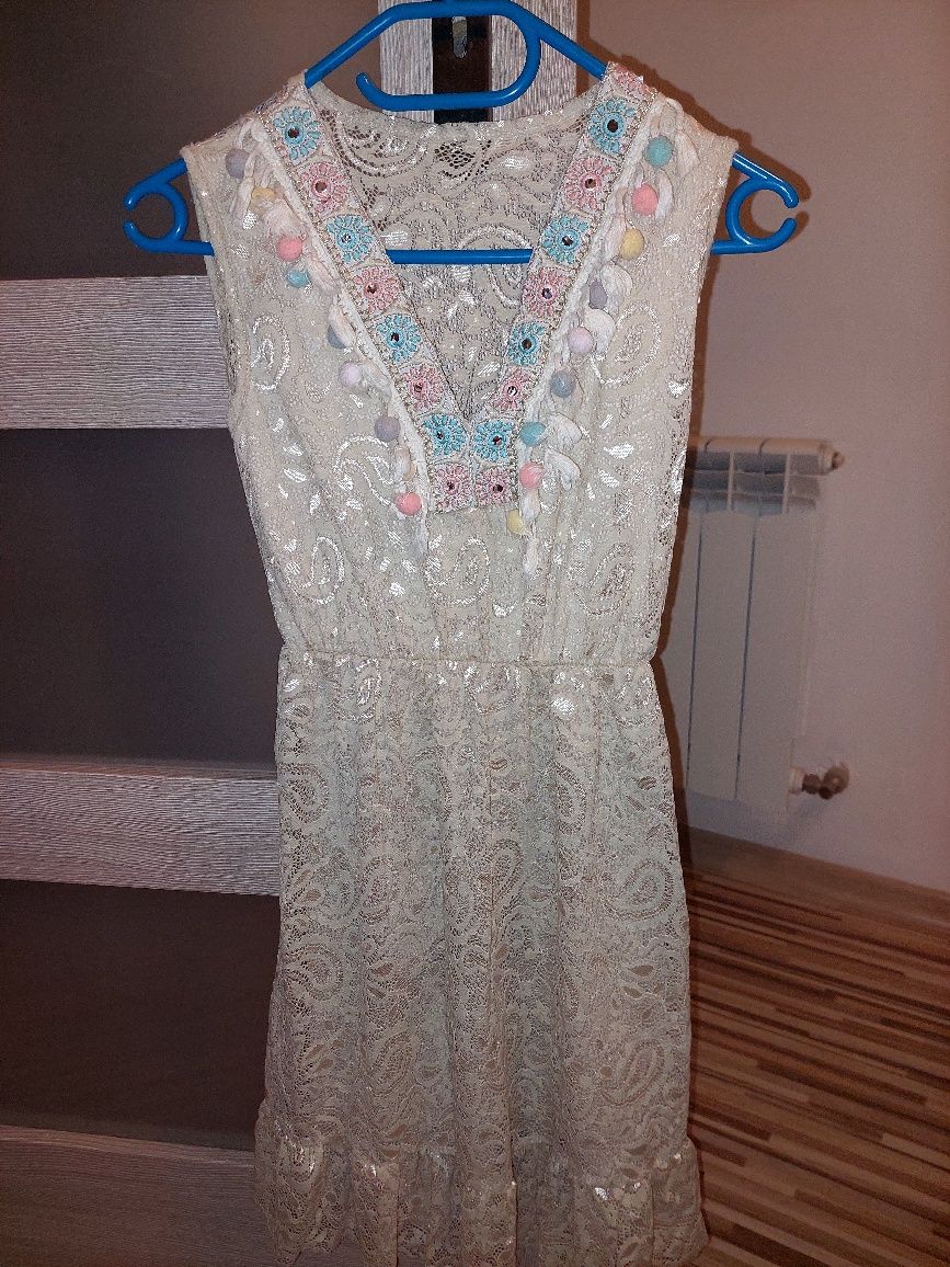 Sukienka boho s m