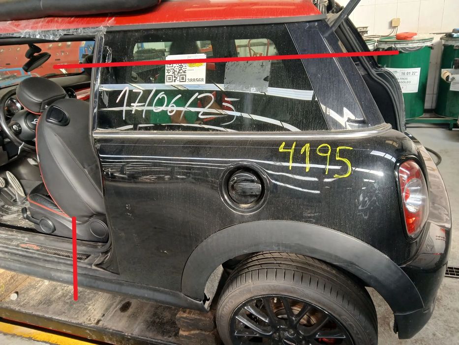 Painel trás esquerdo MINI Mini Coupé (R58)