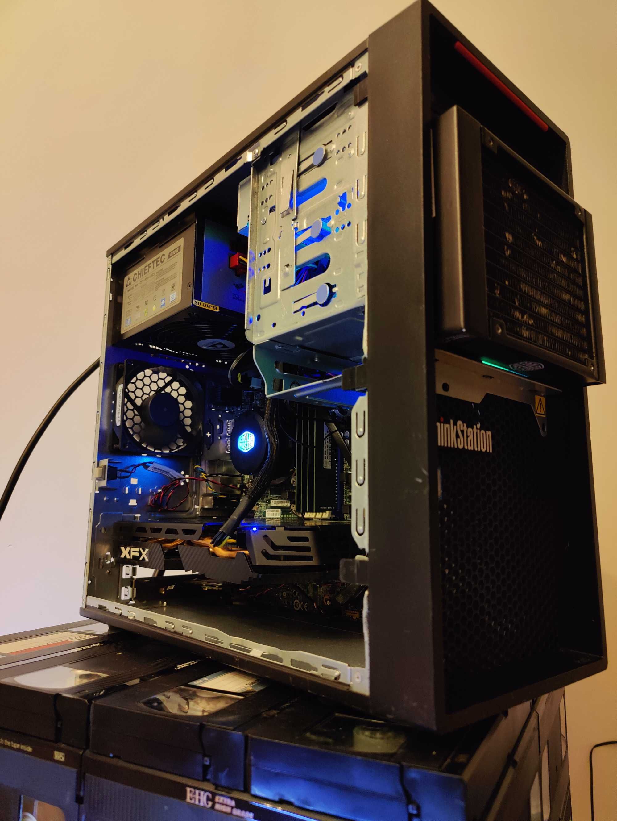 komputer gamingowy i7 6gen WODNE xfx580 8gb 32gb RAM DDR4 lenovo p310