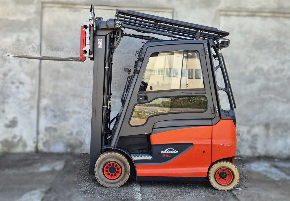 Linde E20/600 • 2020r • TRIPLEX • 4 sekcje • wózek widłowy E25 leasing