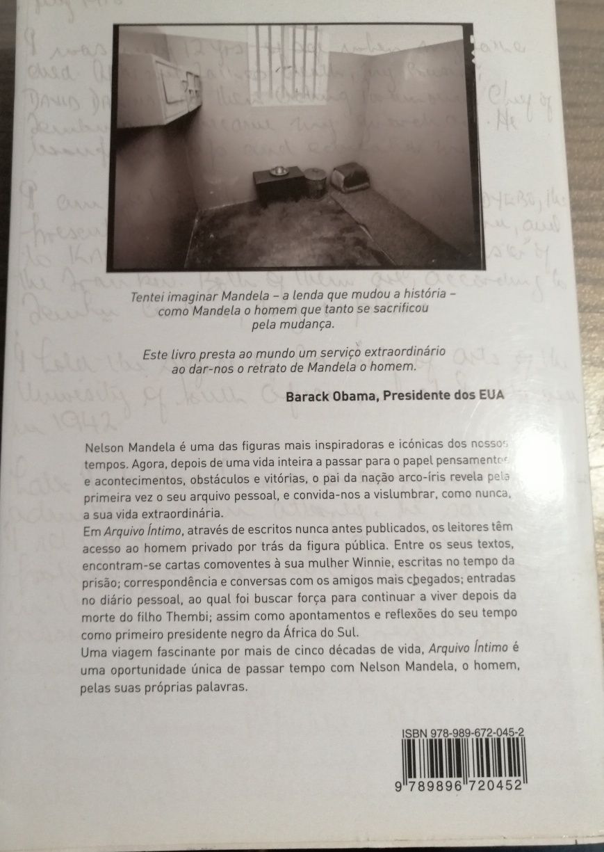 Livro Nelson Mandela - Arquivo Íntimo