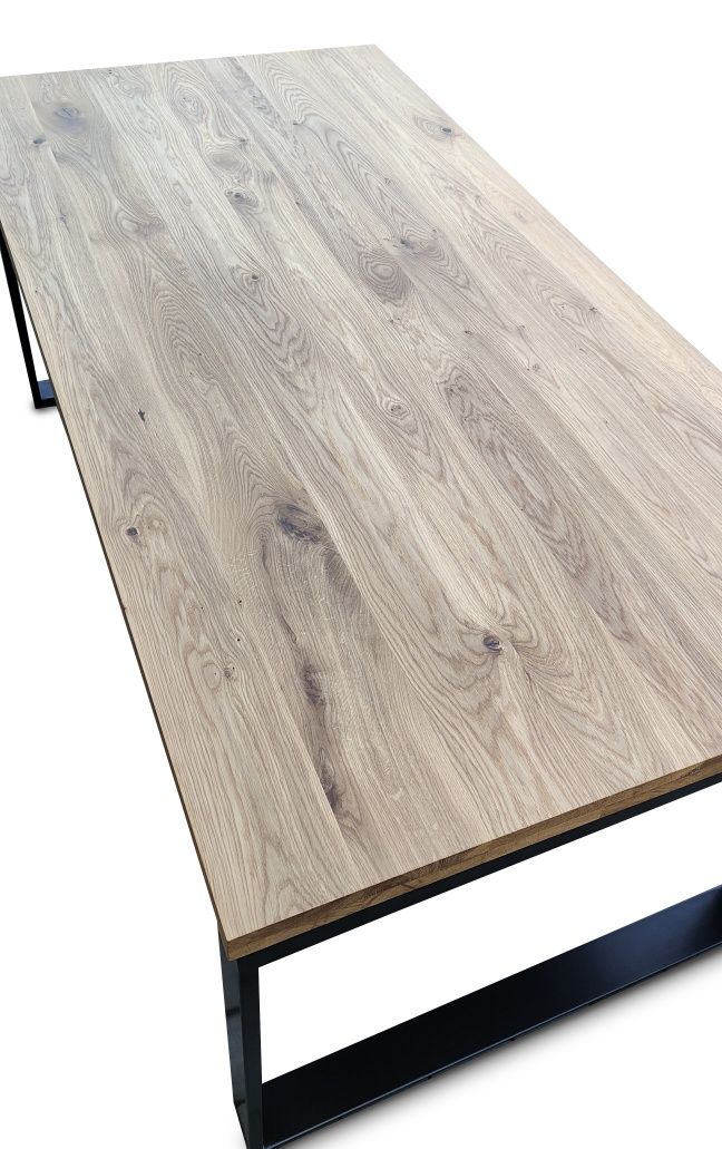 Stół dębowy drewna industrialny loft rustykalny 180x90