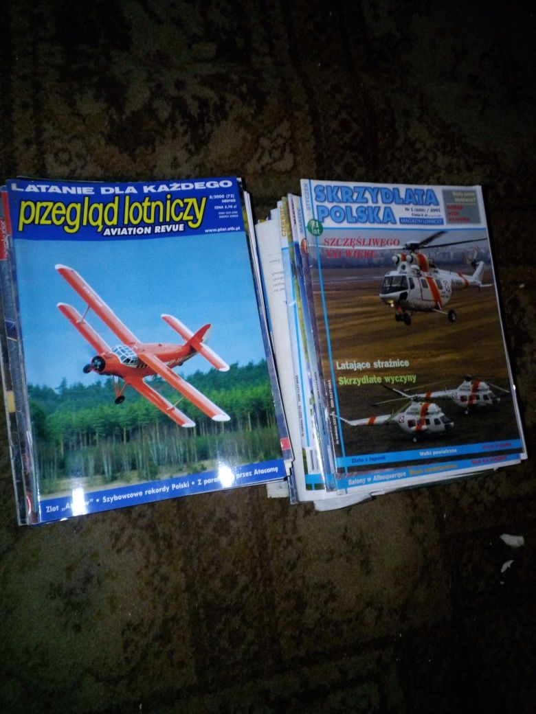 "Przegląd lotniczy", "Skrzdlata Polska" i inne tytuły
