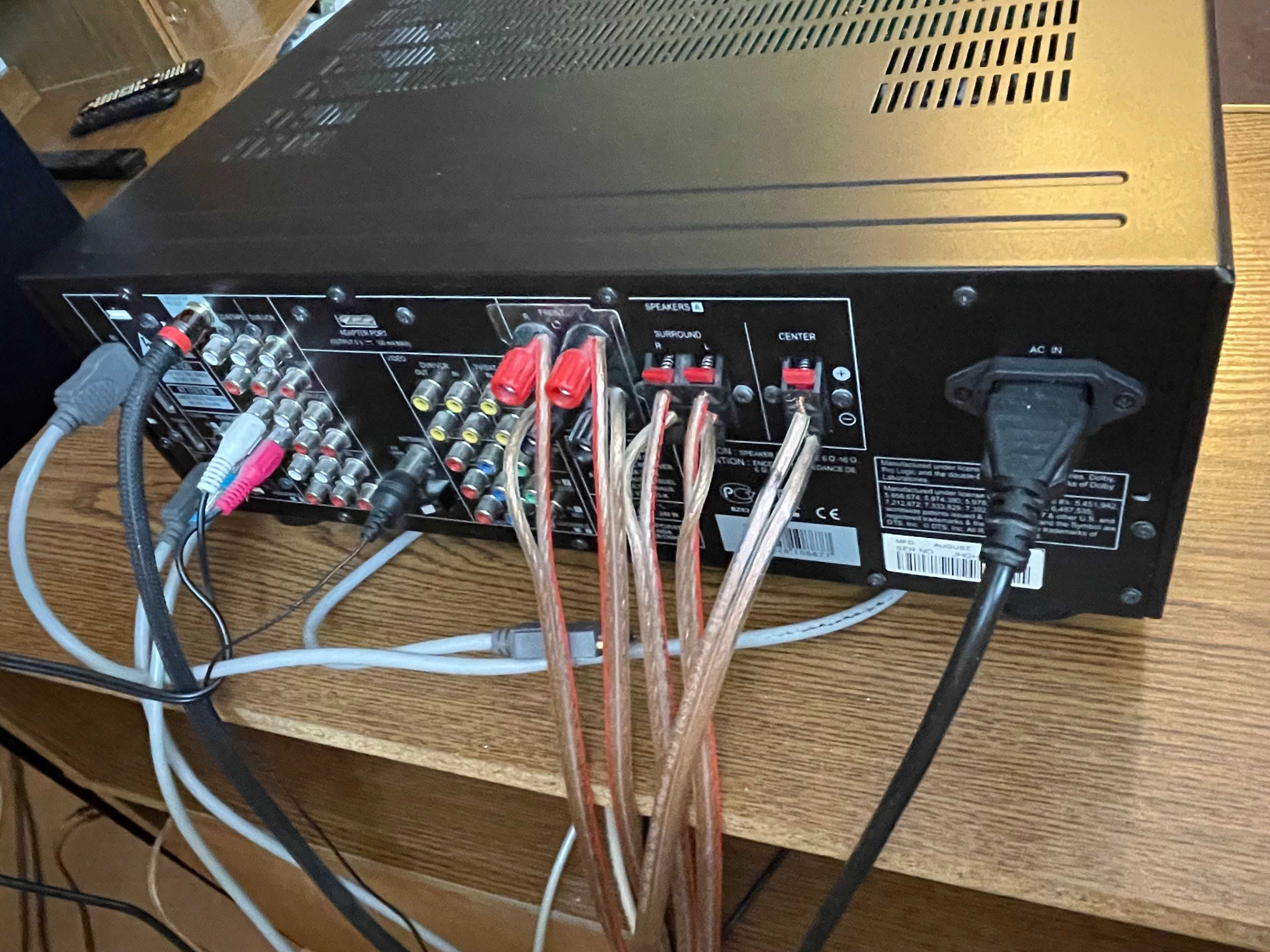 Amplituner Pioneer VSX-520-K HDMI/RDS 5.1 kompletny zestaw