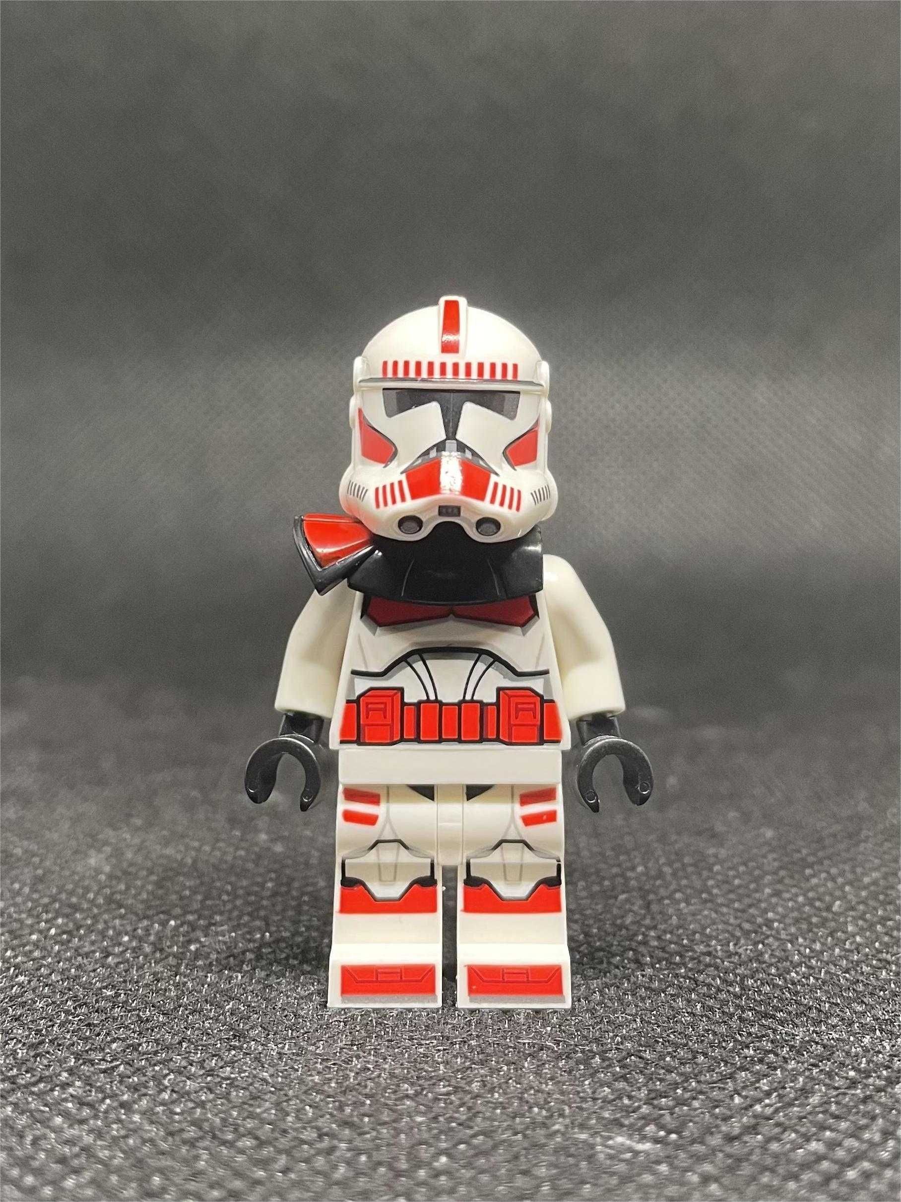 Custom do LEGO Star Wars czerwony Pauldron