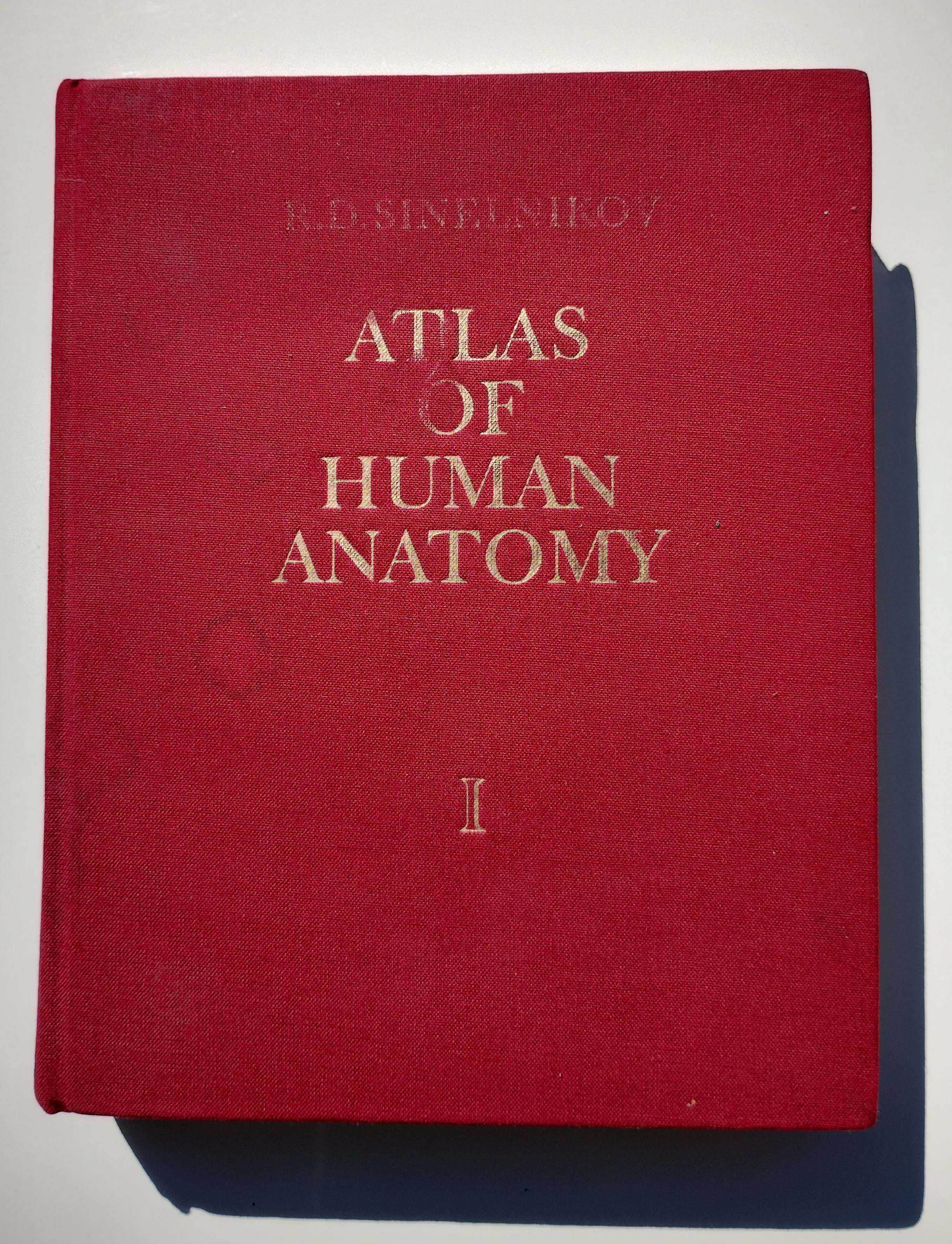 ATLAS OF HUMAN ANATOMY R.D.Sinelnikov komplet, 1, 2 i 3 tom