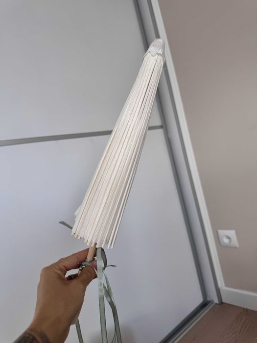 Chiński parasol papierowy 60cm dekor na wesele