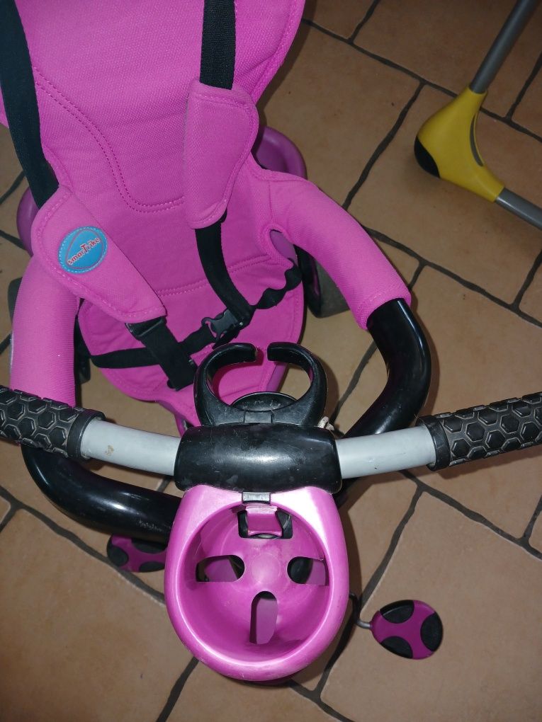 Велосипед для дівчинки з батьківською ручкою