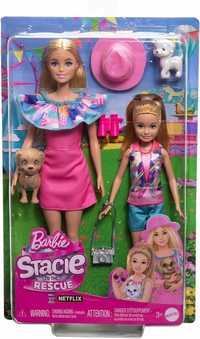 Barbie Stacie I Barbie 2-pak Lalek Hrm09, Mattel