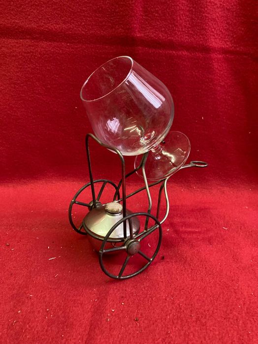 suporte de cálice aquecido, em prata