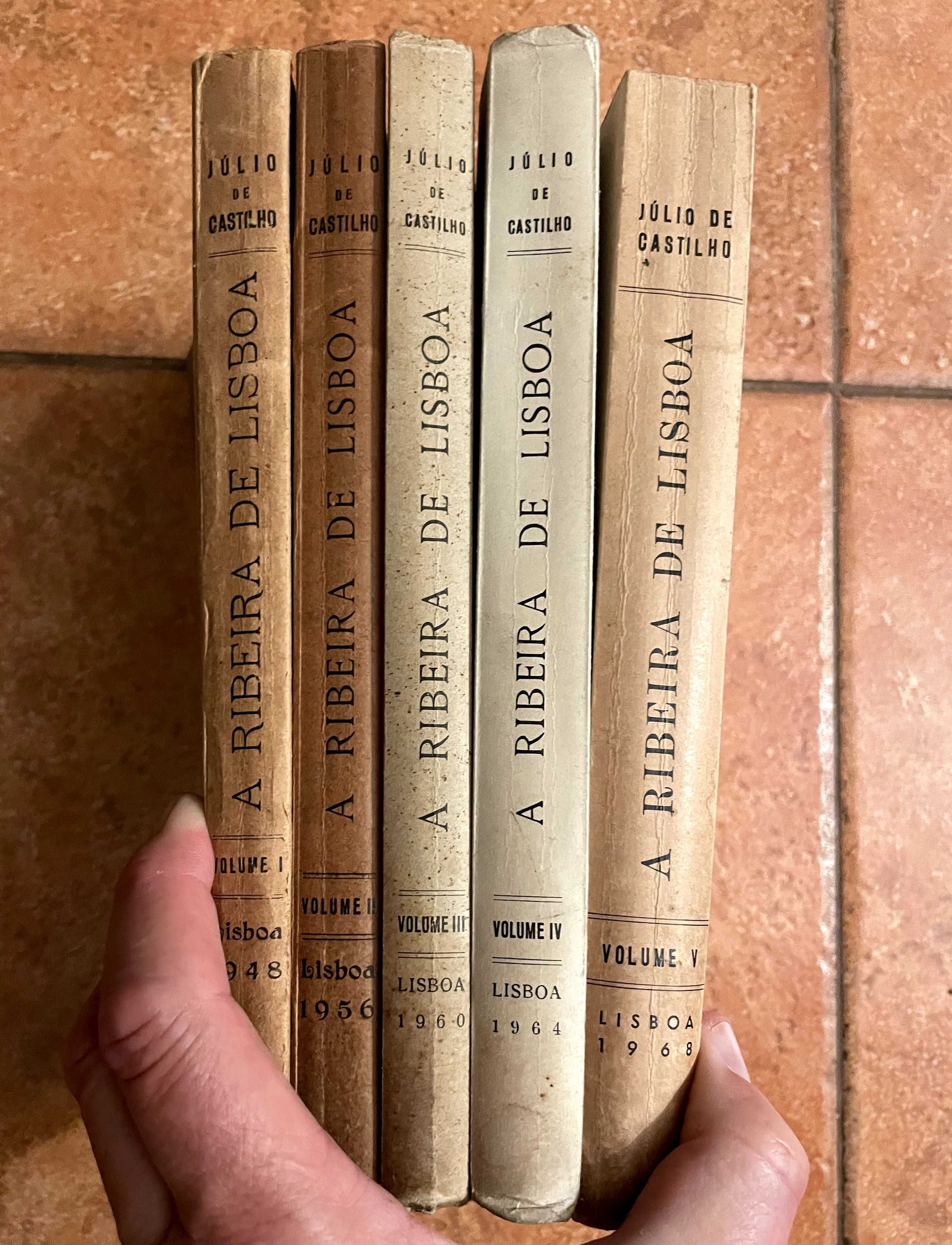 A Ribeira de Lisboa (5 vol.), Júlio de Castilho
