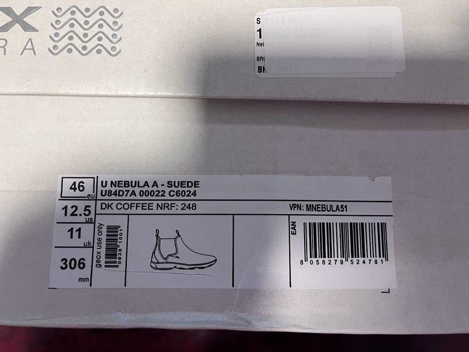 Мокасини чоловічі GEOX U Nebula A, р. 46