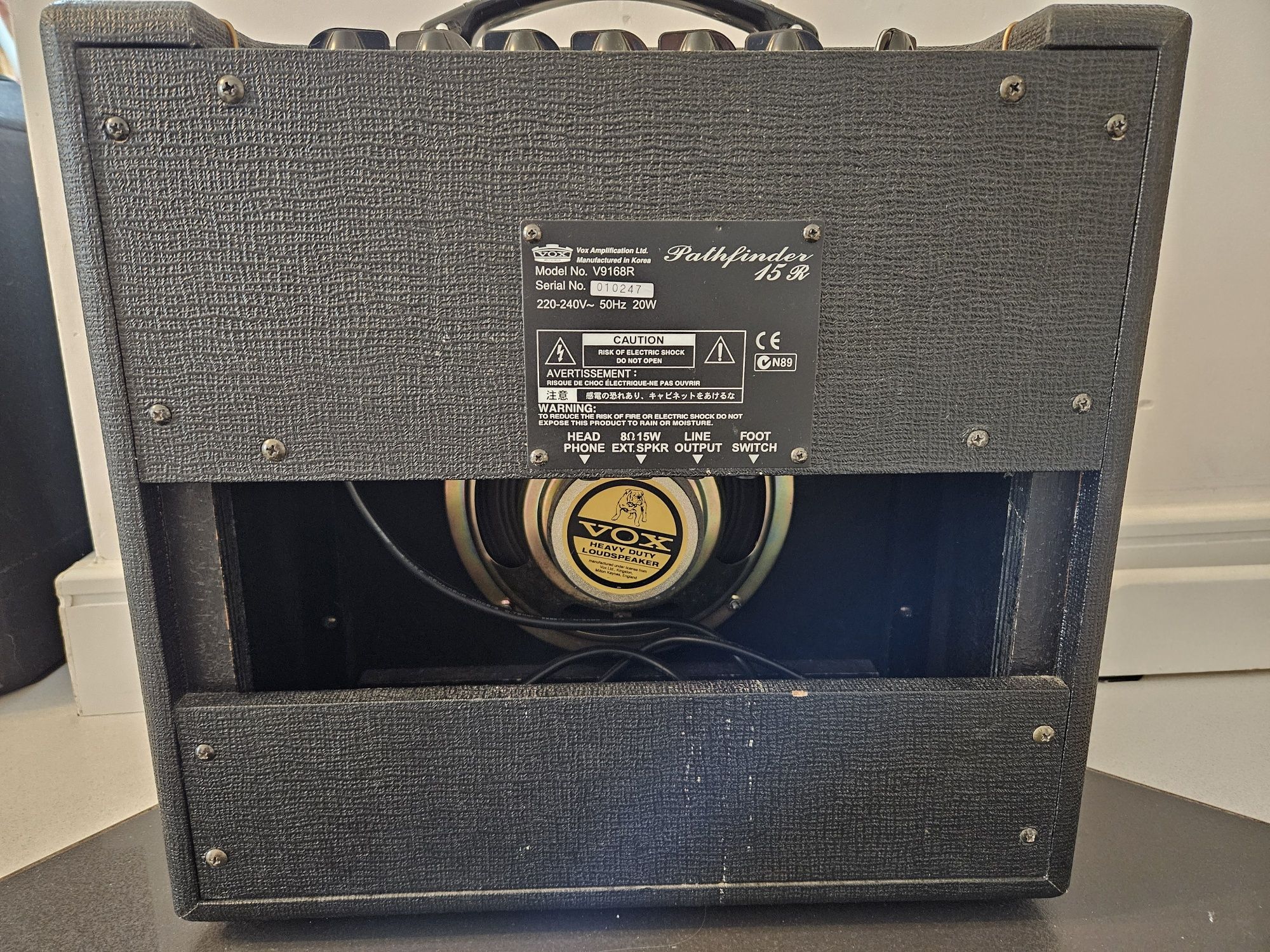Vox pathfinder 15r