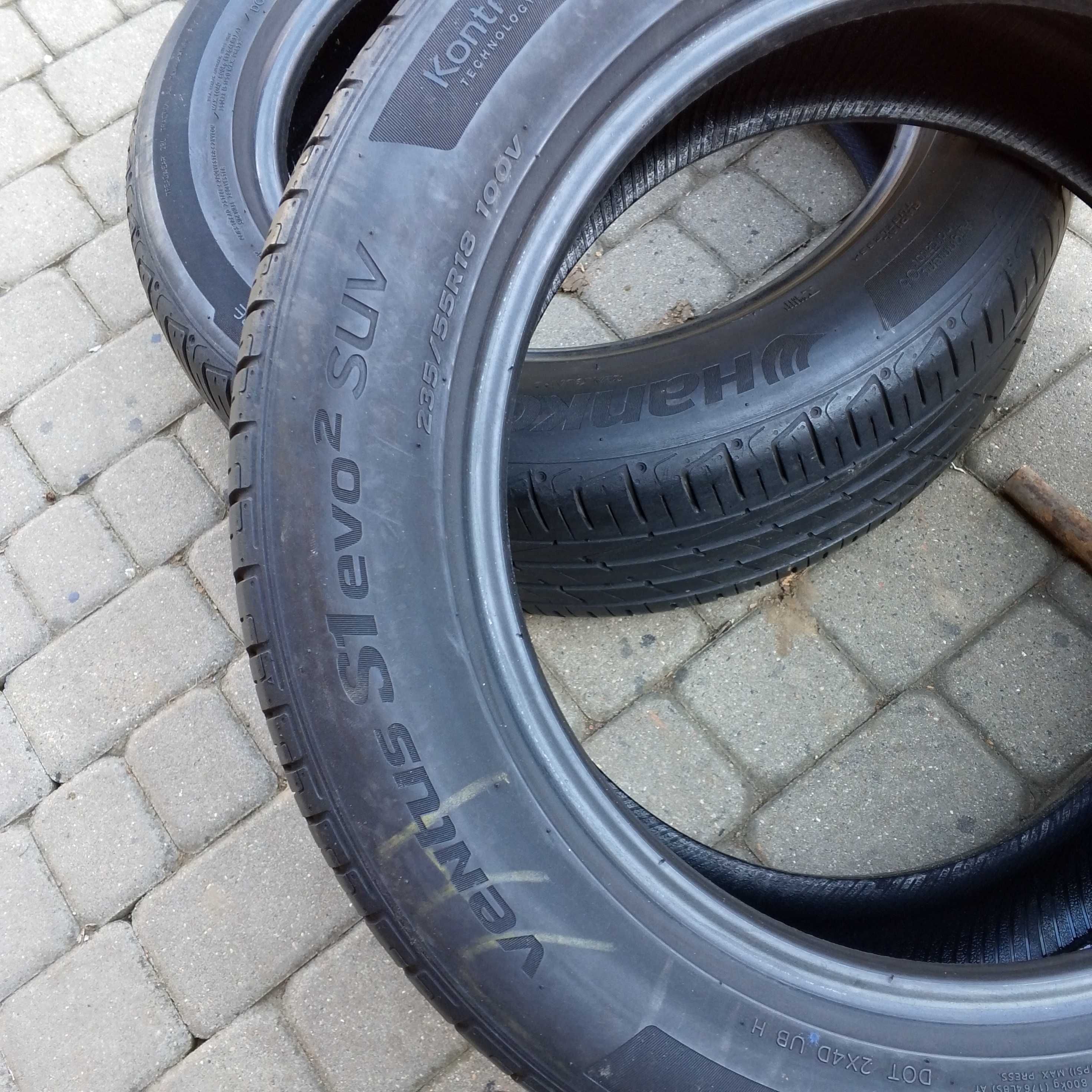 opony jak NOWE 2 szt. 235/55/18 Hankook Ventus SUV