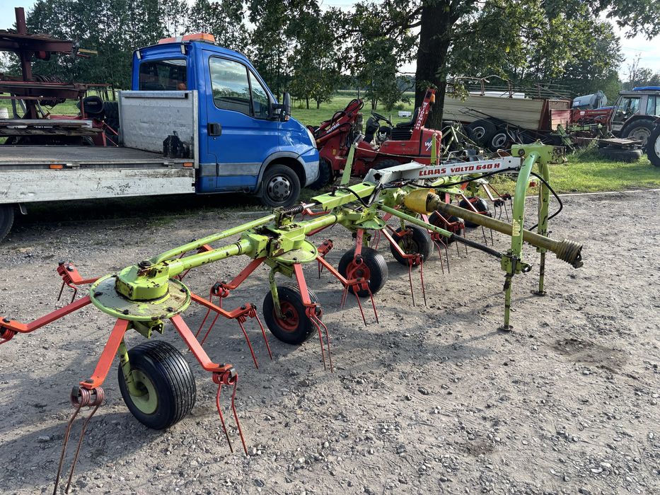 Przewracarka Claas Volto 640 przetrząsarka 6 karuzelowa rozbijak
