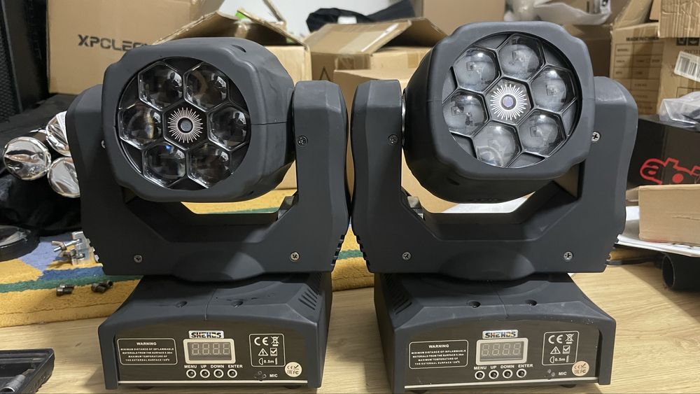 Moving Head 6x15 rgbw