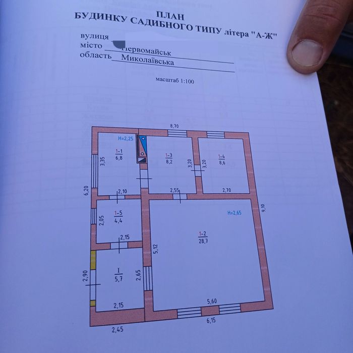 Продаж будинку, район 8 школи(птахокомбінат)