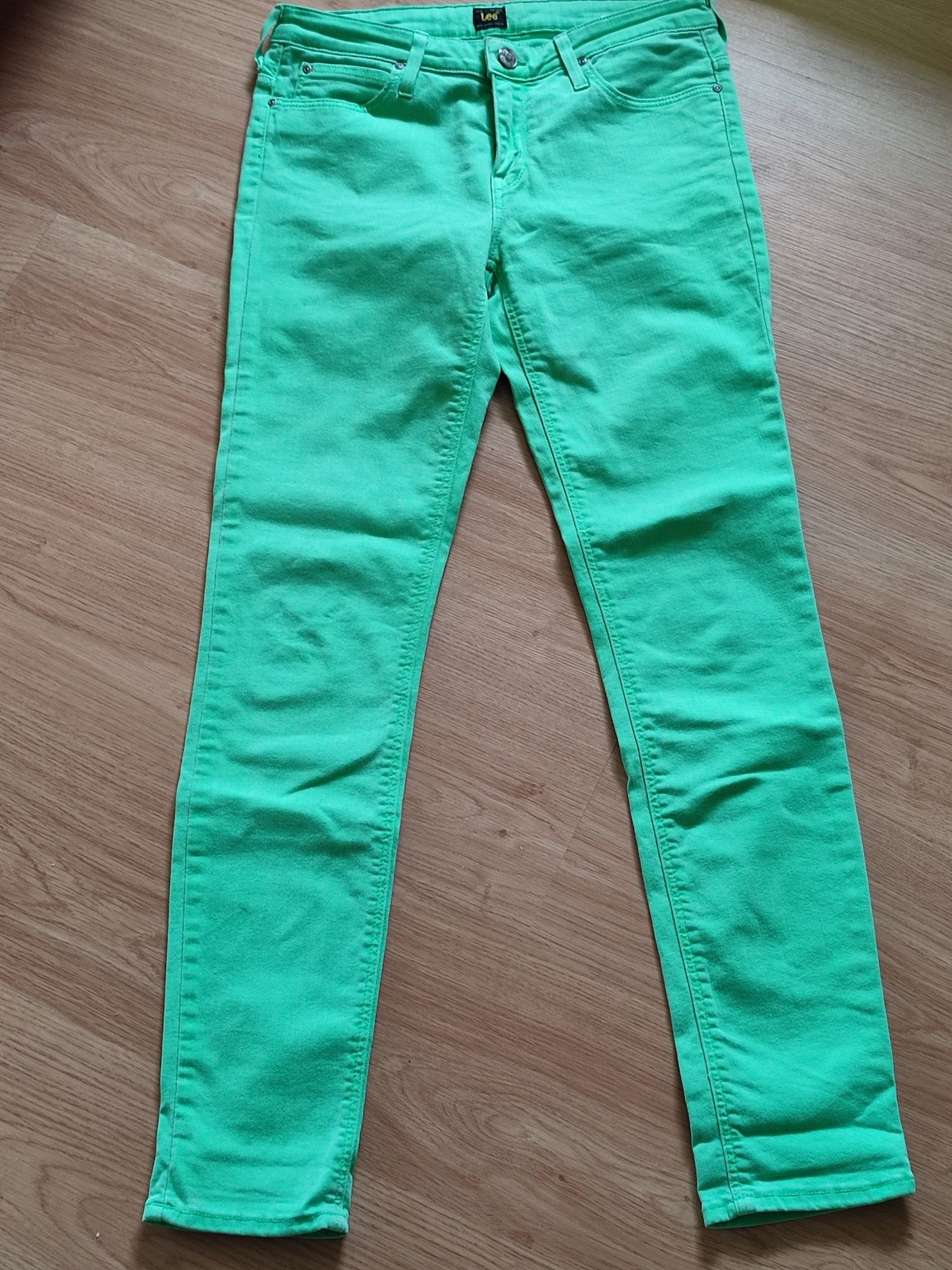 Zielone jeansy Lee Scarlet