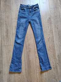 Spodnie jeansowe flare dzwony 36 S