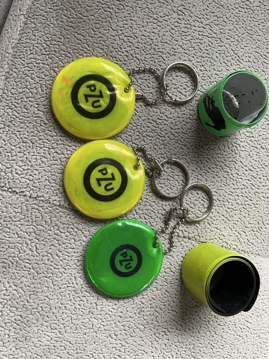 Zestaw odblaskowych breloczków