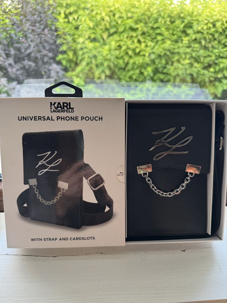 Karl Lagerfeld torebka etui na telefon