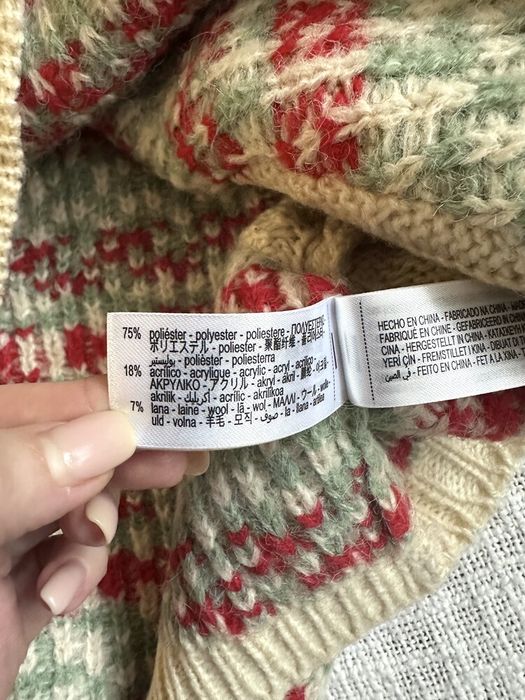 Трикотажний светр Zara розмір м свитер Zara світер Zara з узором коси