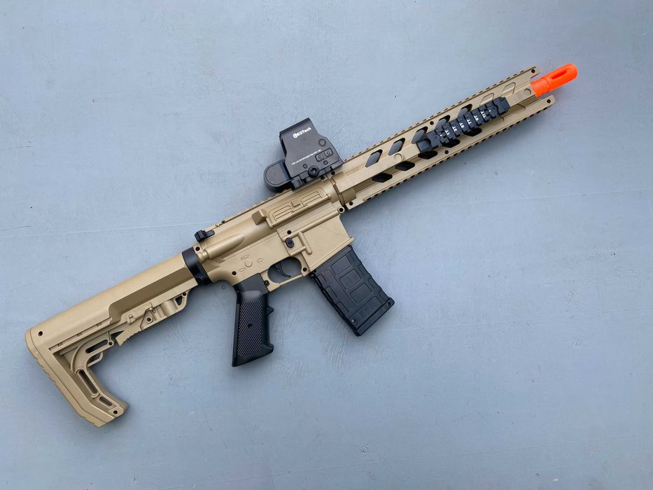 Іграшковий автомат HK416 на орбізах ДВА МАГАЗИНИ орбіган гель бластер