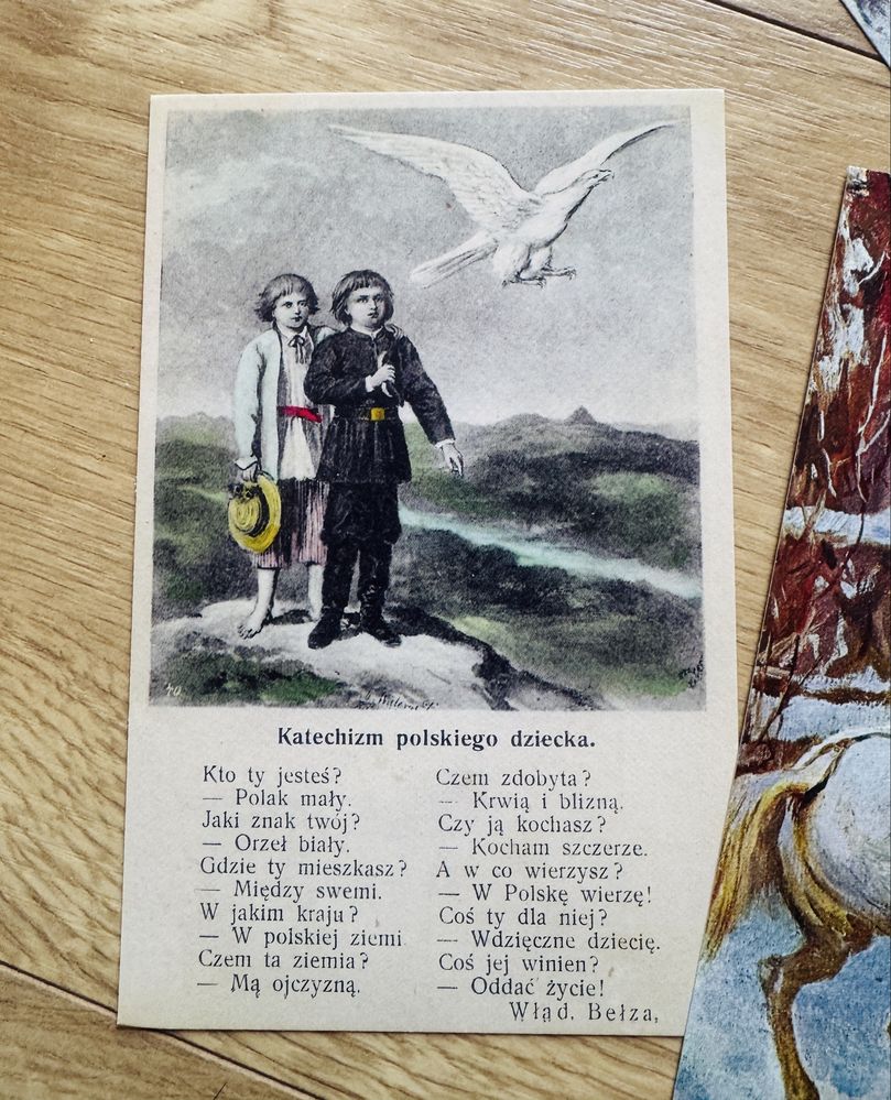 Pocztówki patriotyczne polskie, polska heraldyka, malarstwo, literatur