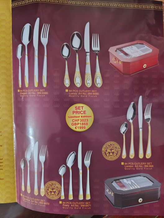 Столовий набір Bachmayer BM 868 84 предмета

Набір столових приладів B