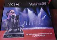Mikrofony bezprzewodowe Vk670
