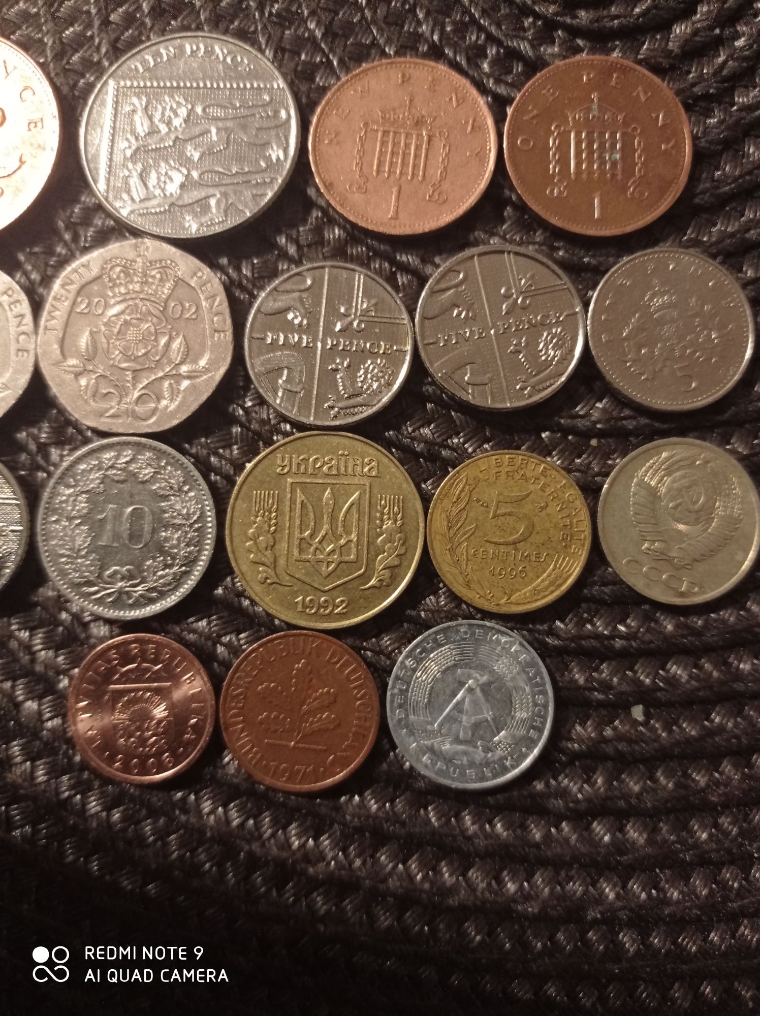 Monety zagraniczne 17 szt