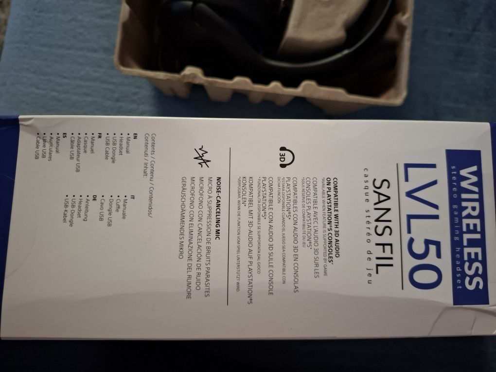 PS4 Słuchawki bezprzewodowe LVL50