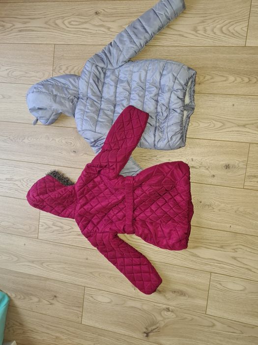 Na sprzedaż  2 kurtki zimowe dla dziewczynki