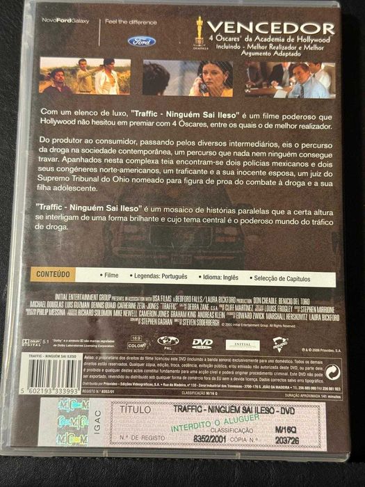 DVD do filme Traffic