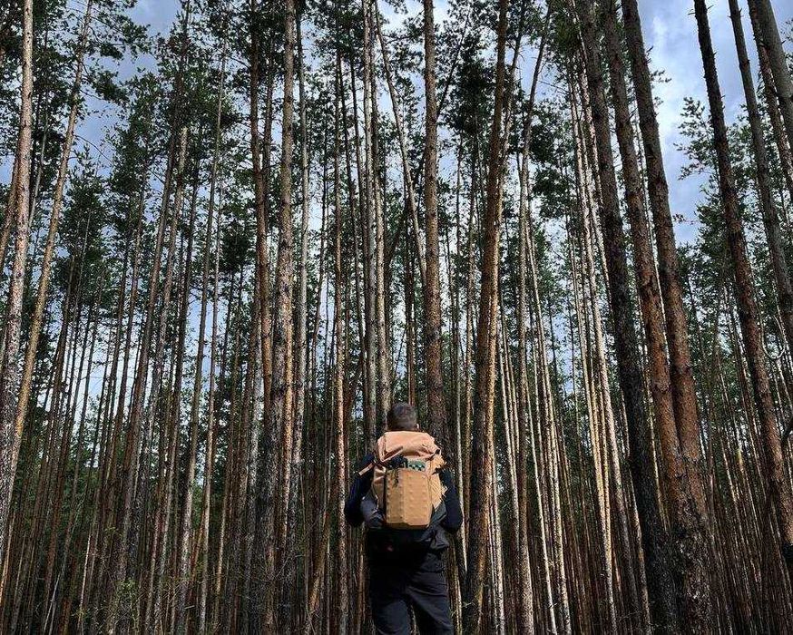 Рюкзак Quechua MH500 40л — стан нового, дощовик