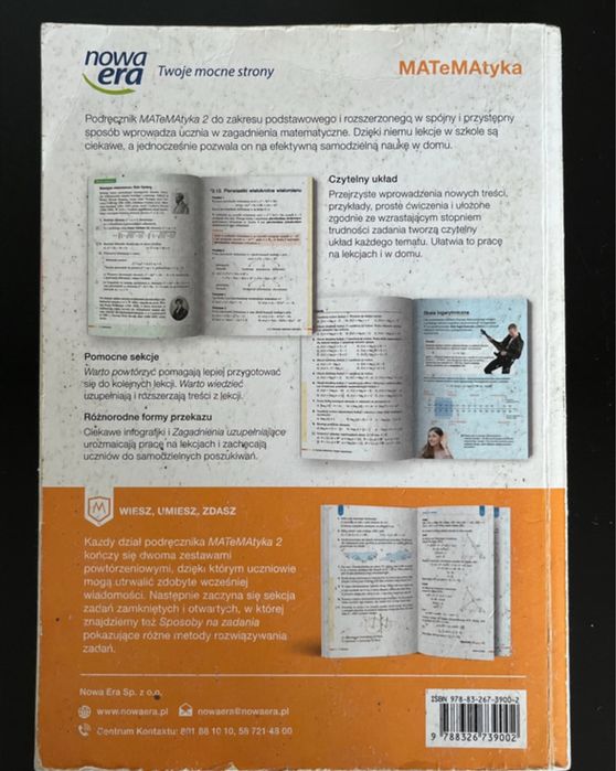 Podręcznik matematyka 2 zakres podstawowy i rozszerzony nowa era