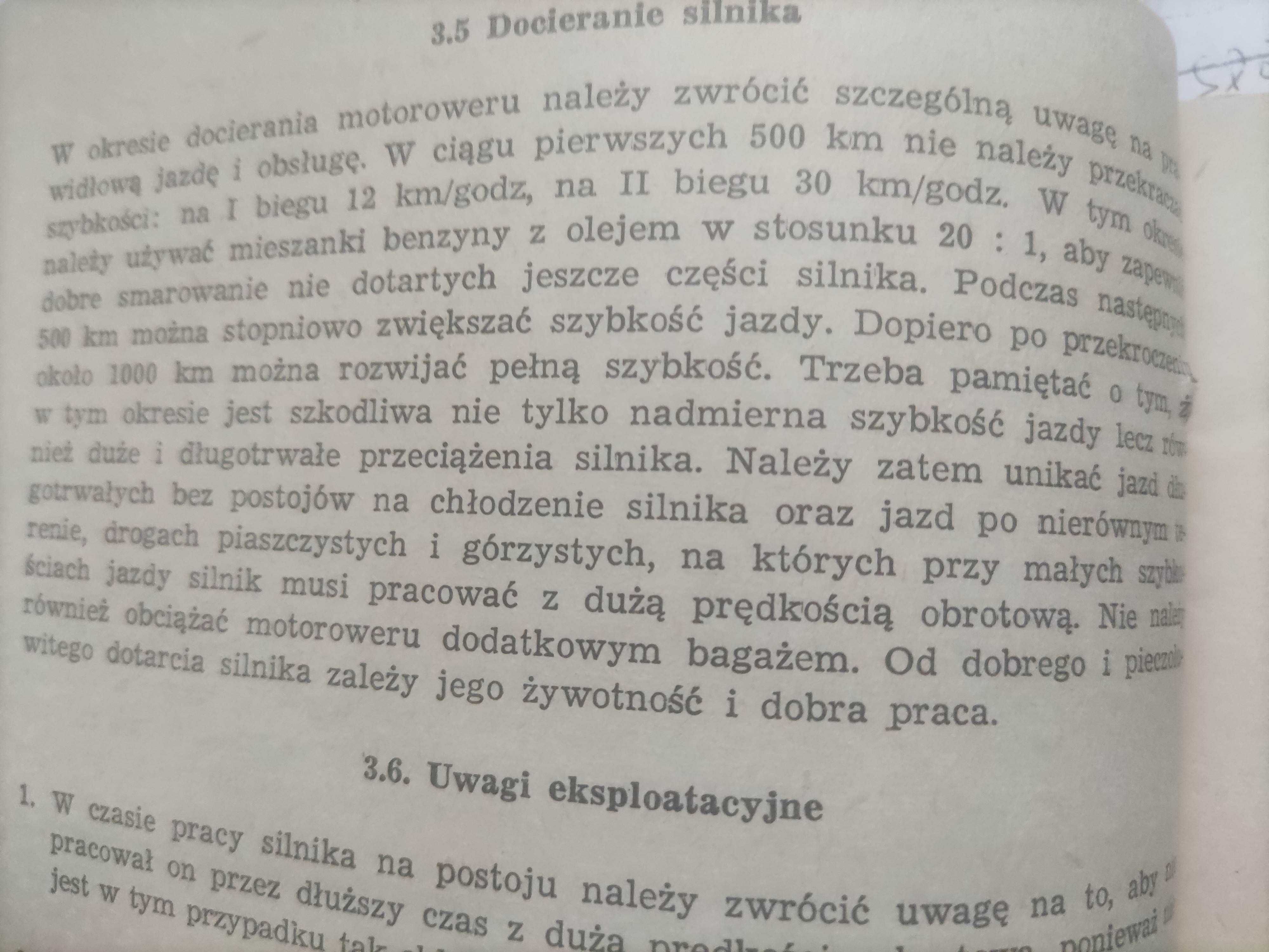 Instrukcja obsługi motoroweru Komar Typ 2328, 2338, 2330, 2350, 2361.