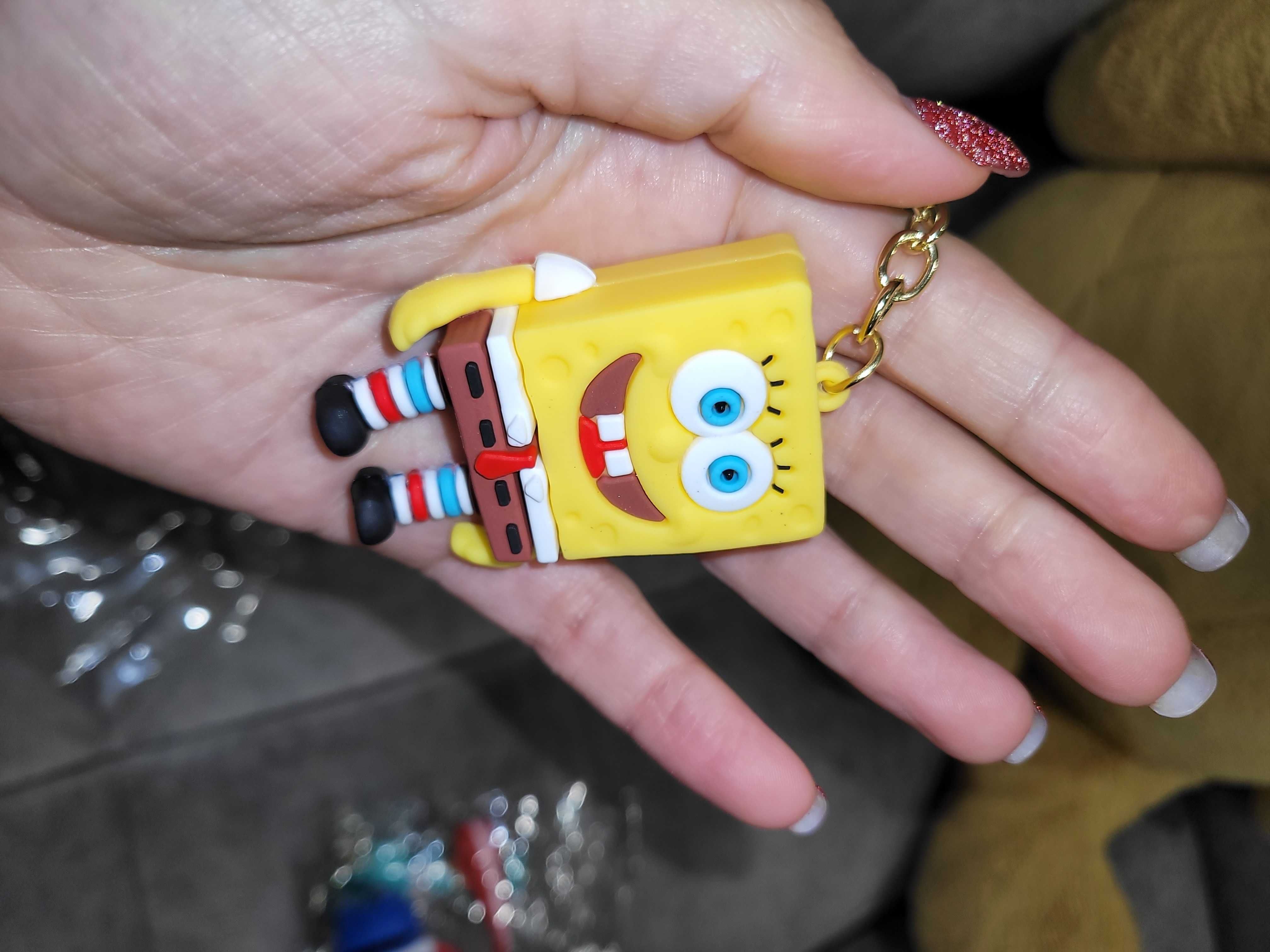 Брелок Губка боб,Сквідвард,пан Крабс,Sponge Bob