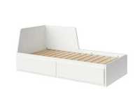 Łóżko FLEKKE Ikea 1-2 osoby 2 szuflady 2 materace